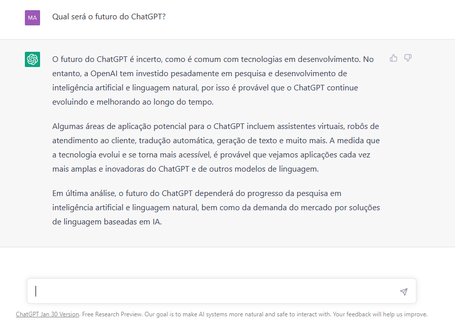 ChatGPT: Avanço da inteligência artificial na comunicação humana