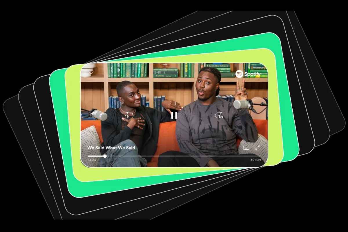 Spotify expande a funcionalidade de vídeo podcasts
