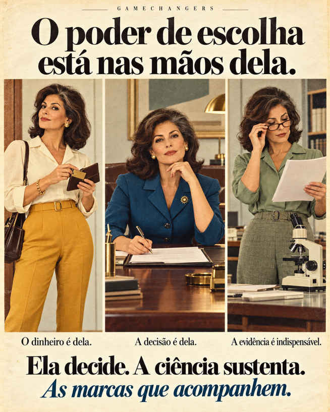 Gamechangers: as mulheres já tinham hormonas. Agora têm orçamento
