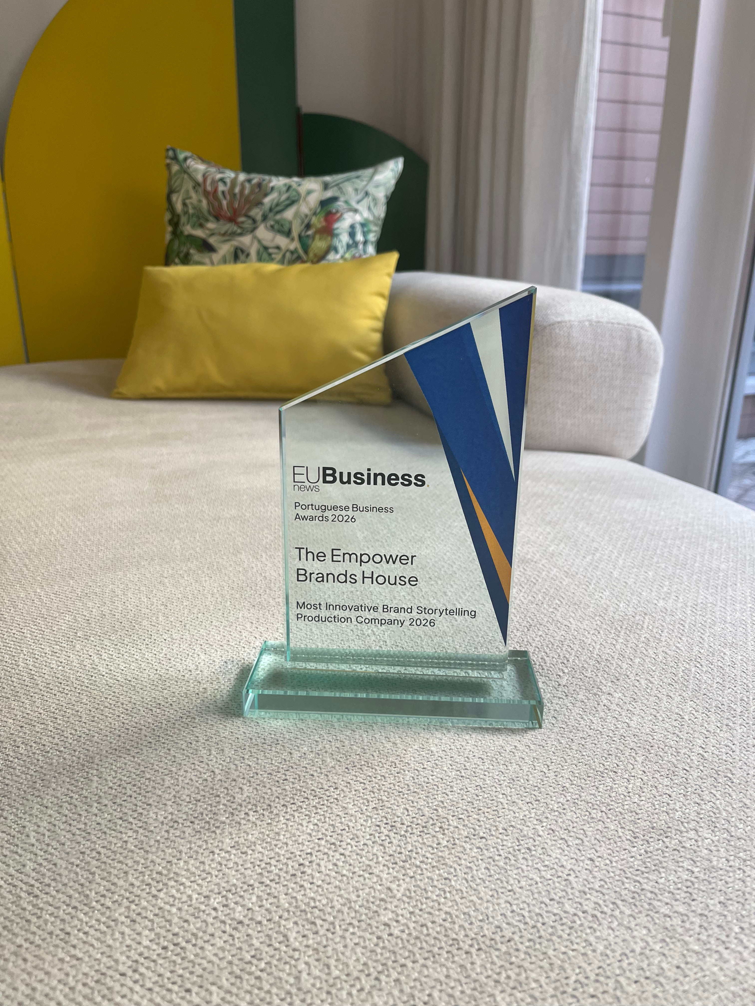 The Empower Brands House distinguida pela inovação na produção de storytelling de marca nos Portuguese Business Awards 2026