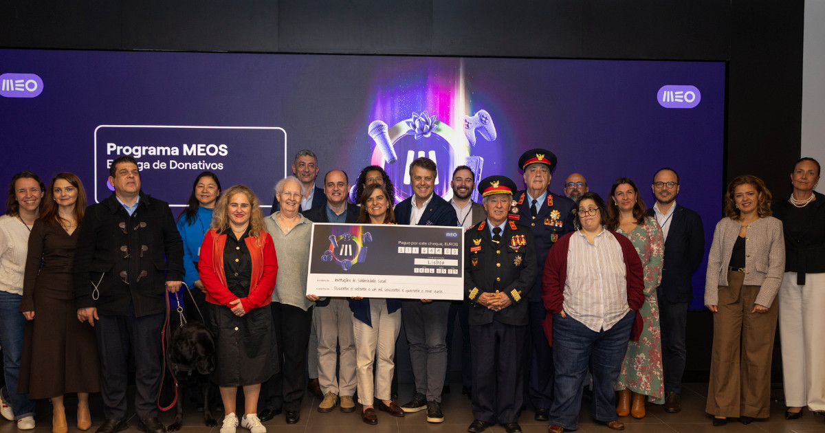 MEO entrega 271 mil euros a 12 instituições através do Programa MEOS