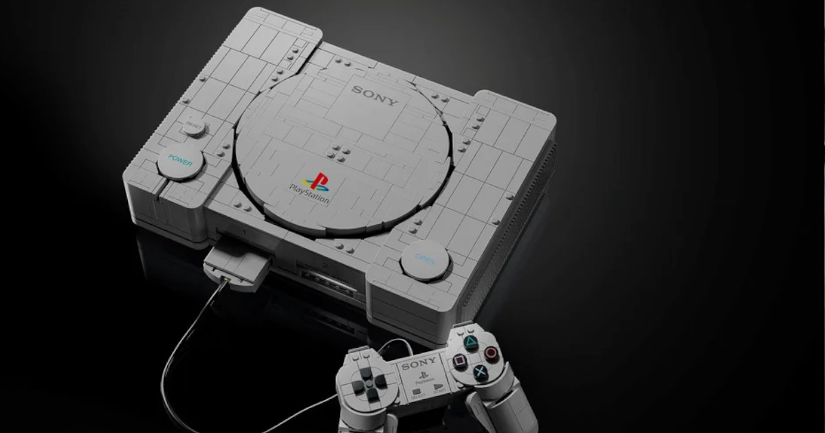 LEGO e Sony recriam PlayStation original em formato de blocos