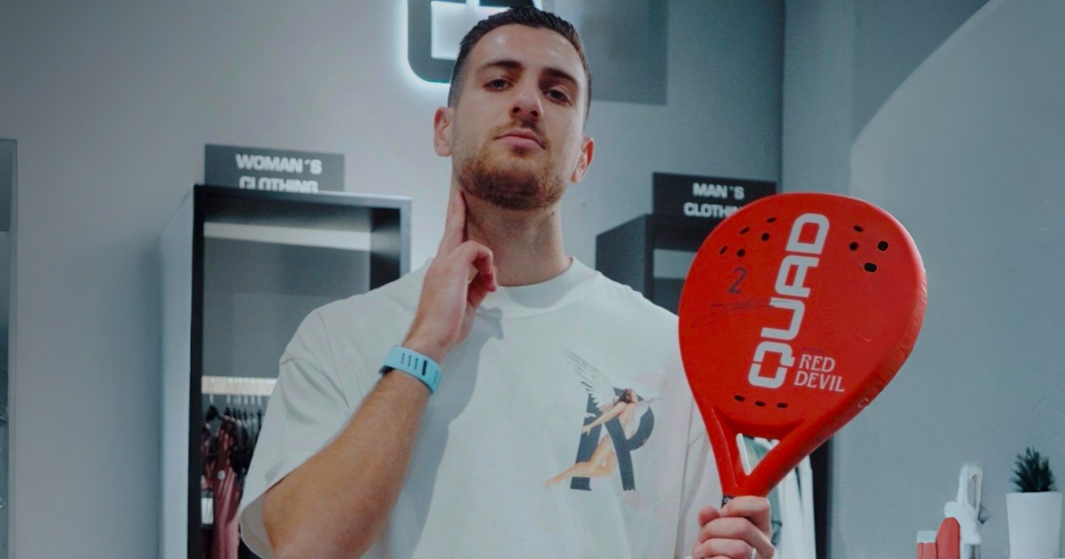 QUAD aposta no poder dos atletas e lança raquete de assinatura com Diogo Dalot