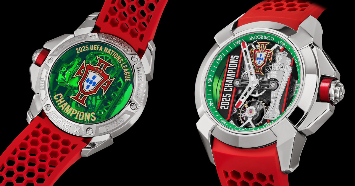 Jacob &amp; Co brilha com gesto de Ronaldo: relógios de luxo para a Seleção Portuguesa