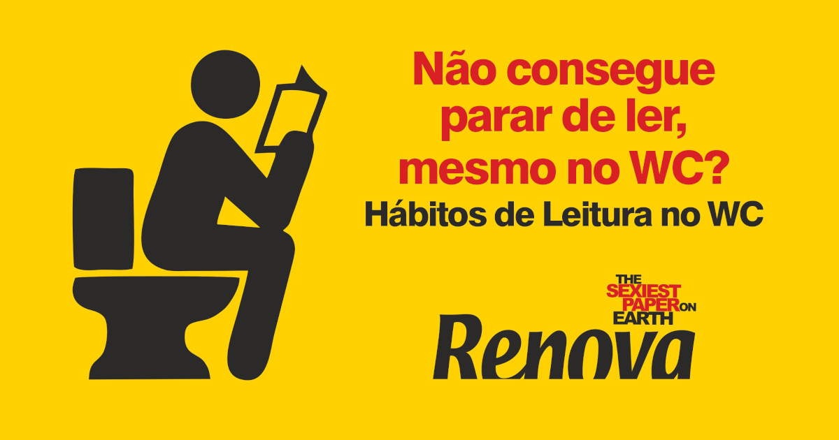 Renova desafia portugueses: Qual o título e sinopse de um livro ideal para ler no WC?