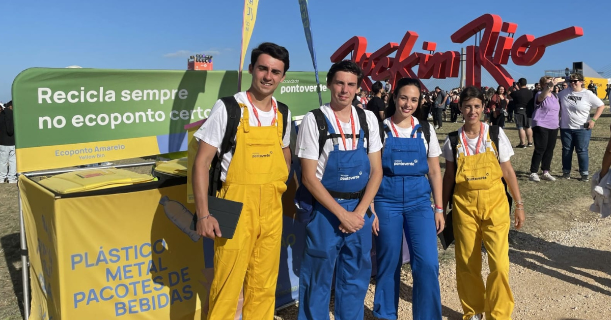 Ponto Verde reforça aposta na reciclagem de embalagens no Rock in Rio Lisboa