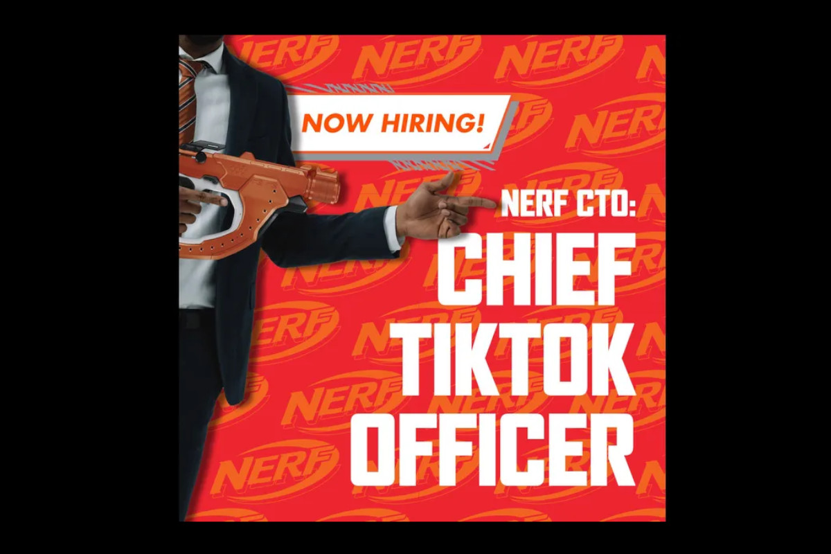 Nerf está à procura de um Chief TikTok Officer 