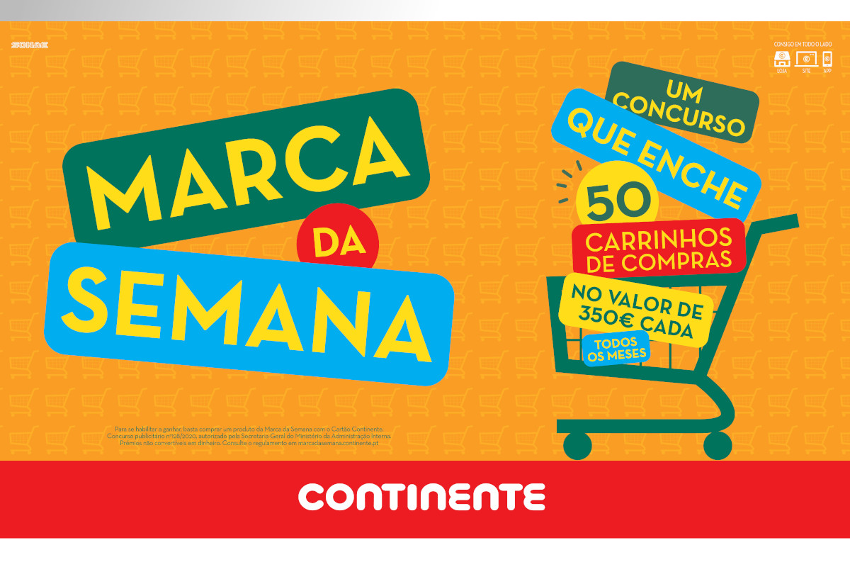 Continente ajuda famílias portuguesas com 600 carrinhos de compras 