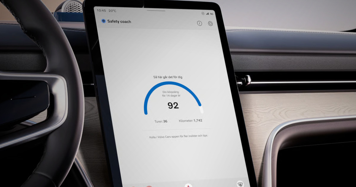 Volvo quer tornar a condução mais segura com um “coach” alimentado por IA