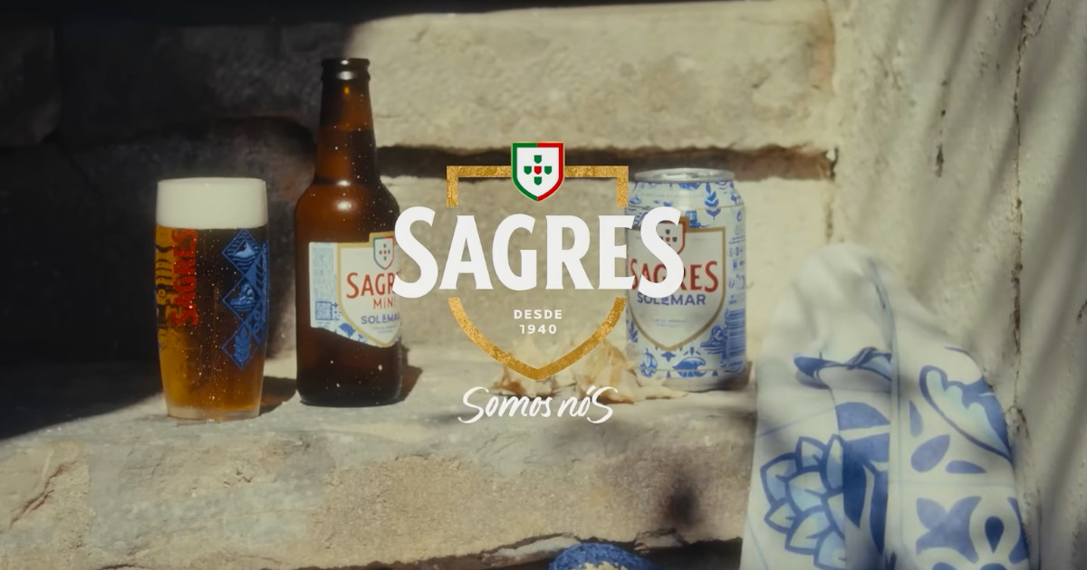 Nova campanha da Sagres refresca o corpo e a alma