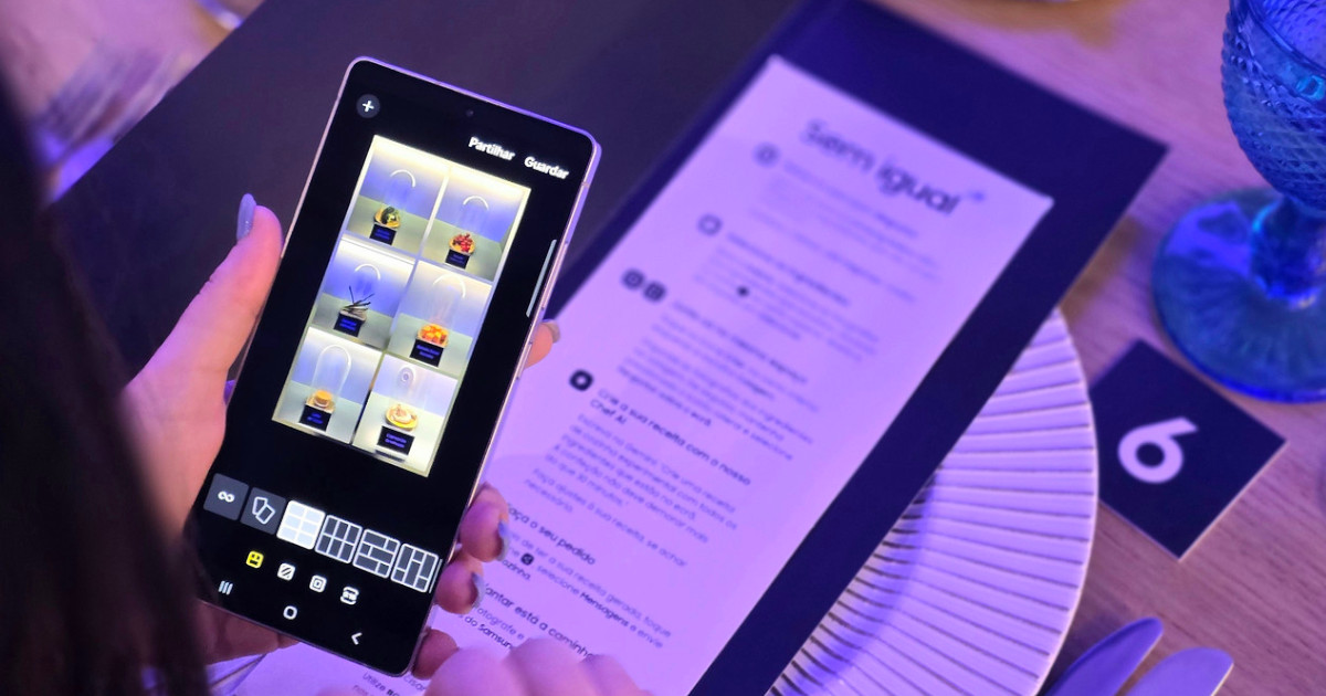 Samsung abre portas ao futuro: Restaurante pop-up vai ter menu criado por IA
