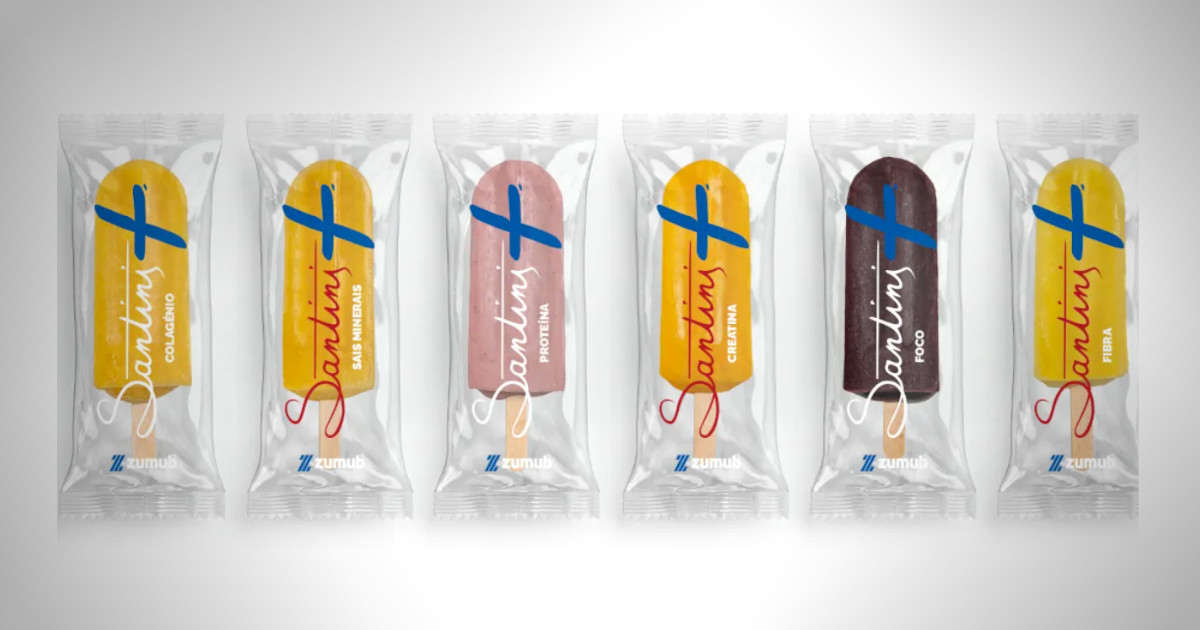 Santini e Zumub lançam gelados em formato picolini com proteína, creatina e colagénio