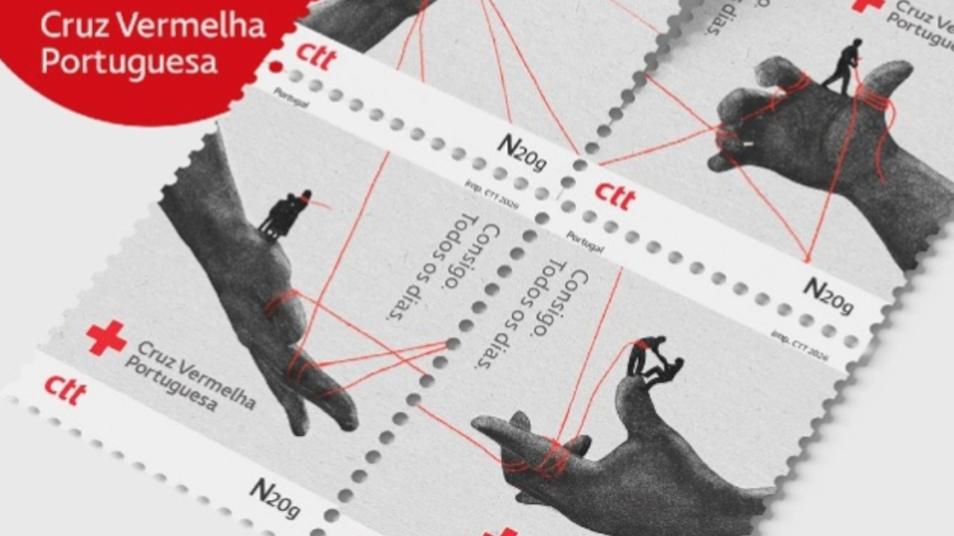 Cruz Vermelha Portuguesa celebra 161 anos com edição exclusiva de selos