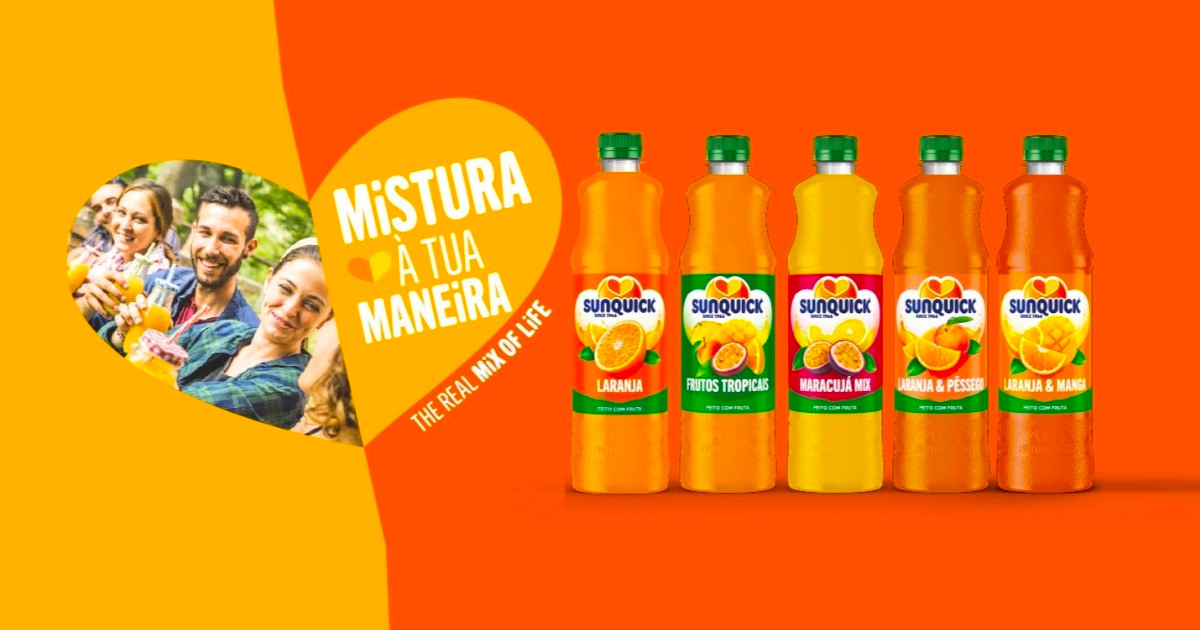 Sunquick renova imagem e convida a “Misturar à Tua Maneira” em nova campanha