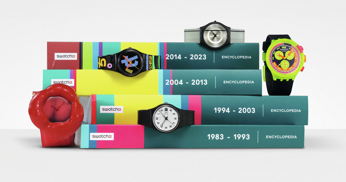 Swatch celebra 40 anos de design com uma viagem no tempo 
