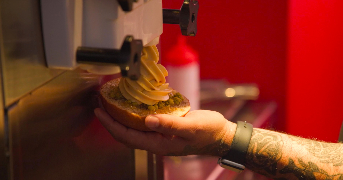 Gelado com sabor a digital