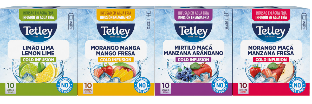 Tetley traz frescura ao verão com nova imagem na gama Cold Infusion