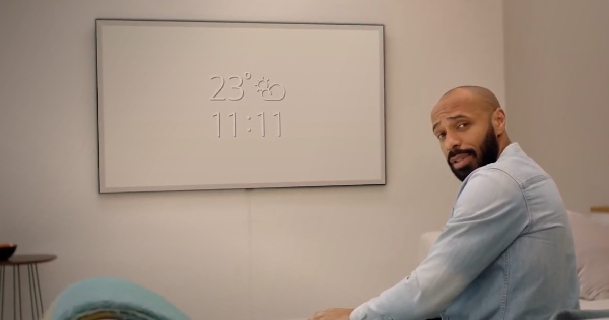 Thierry Henry é a nova cara da Samsung para a campanha das novas televisões
