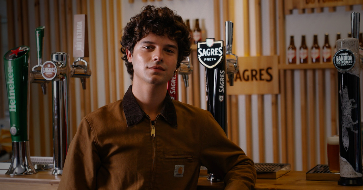 Sagres estreia-se no TikTok com conteúdos criados pelo ator Tomás Taborda