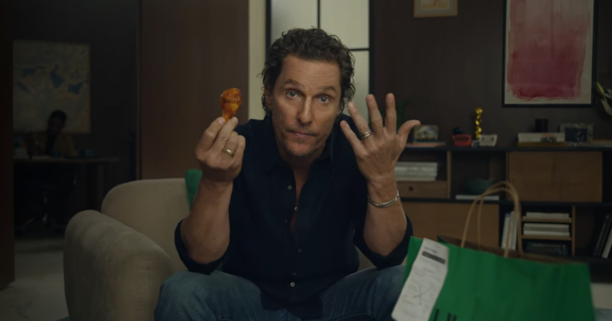 Uber Eats cria conspiração gastronómica que viaja no tempo com McConaughey