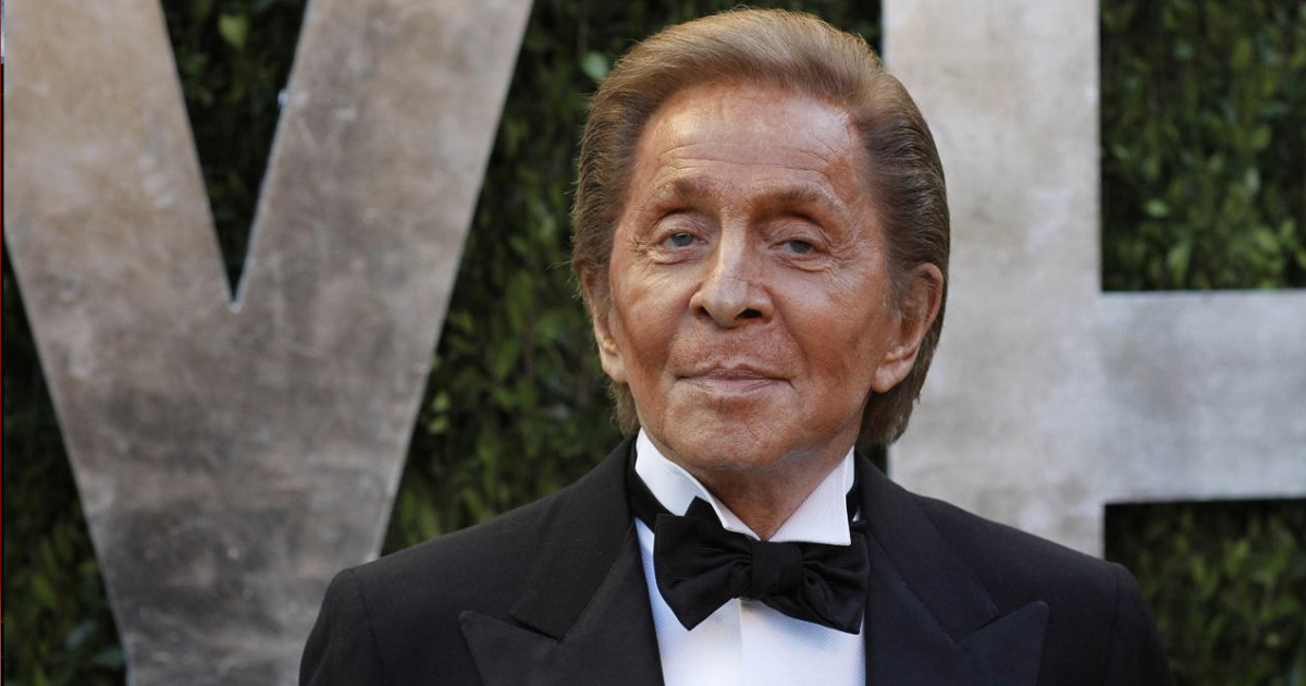 Lendário estilista italiano Valentino Garavani morre aos 93 anos