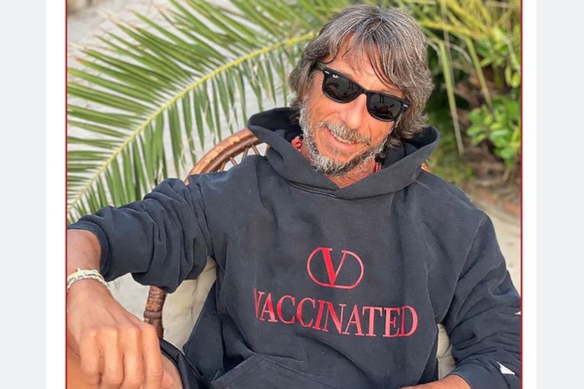 V de Valentino e de &quot;Vacinado&quot;