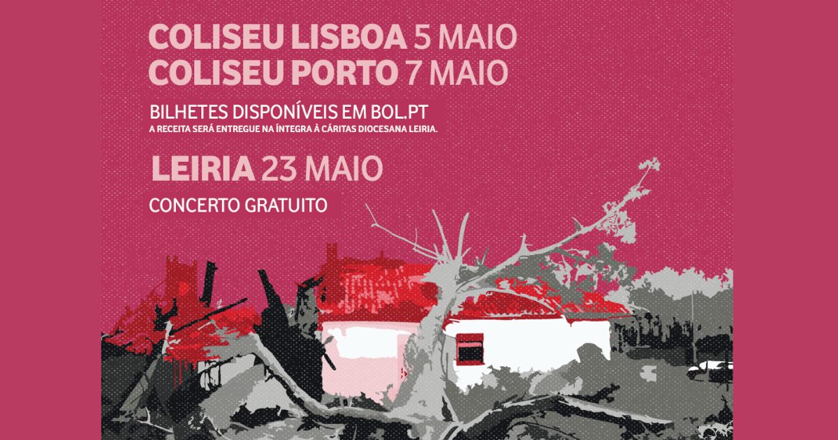 Prémios PLAY e concertos solidários vão apoiar vítimas da depressão Kristin