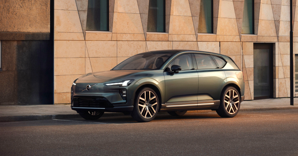 Volvo EX60 apresenta a menor pegada de carbono de sempre num modelo elétrico da marca