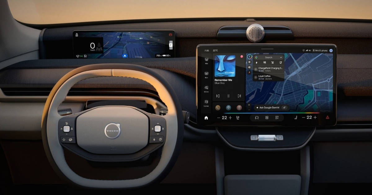 Google Gemini chega aos automóveis Volvo