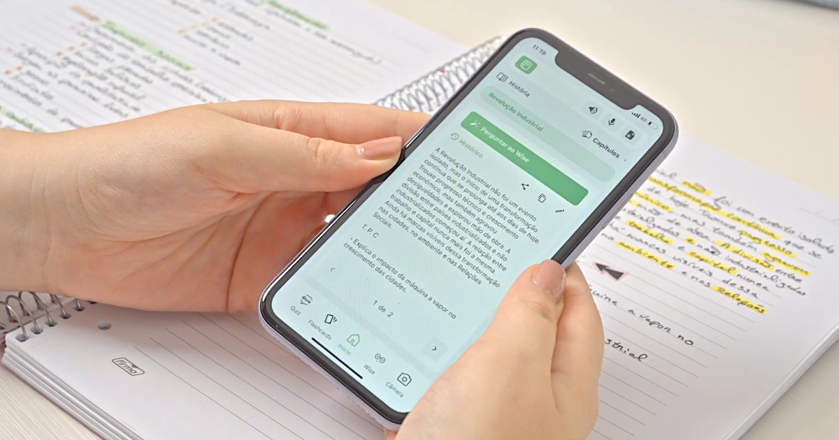 “Wise Book”: Estudo e tecnologia no primeiro caderno com IA em Portugal