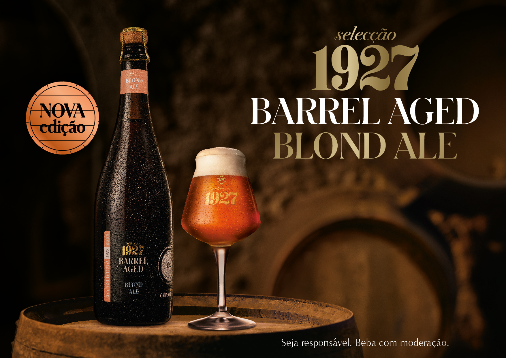 Selecção 1927 Barrel Aged Blond Ale: a nova cerveja para desfrutar numa ocasião especial