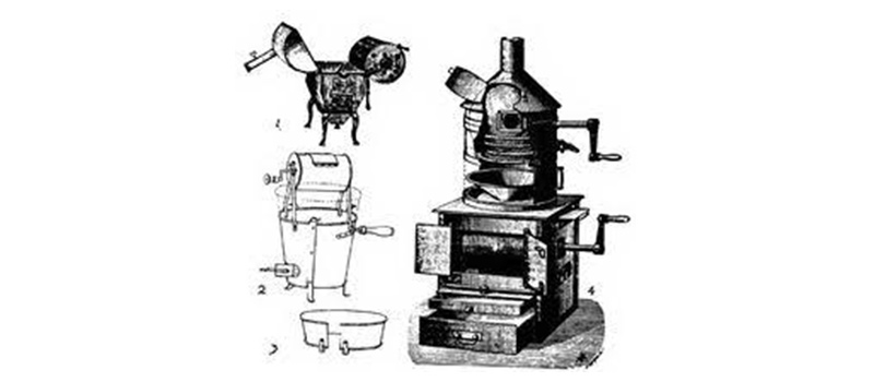 A drum roaster by Daniel Wheeler in 1817