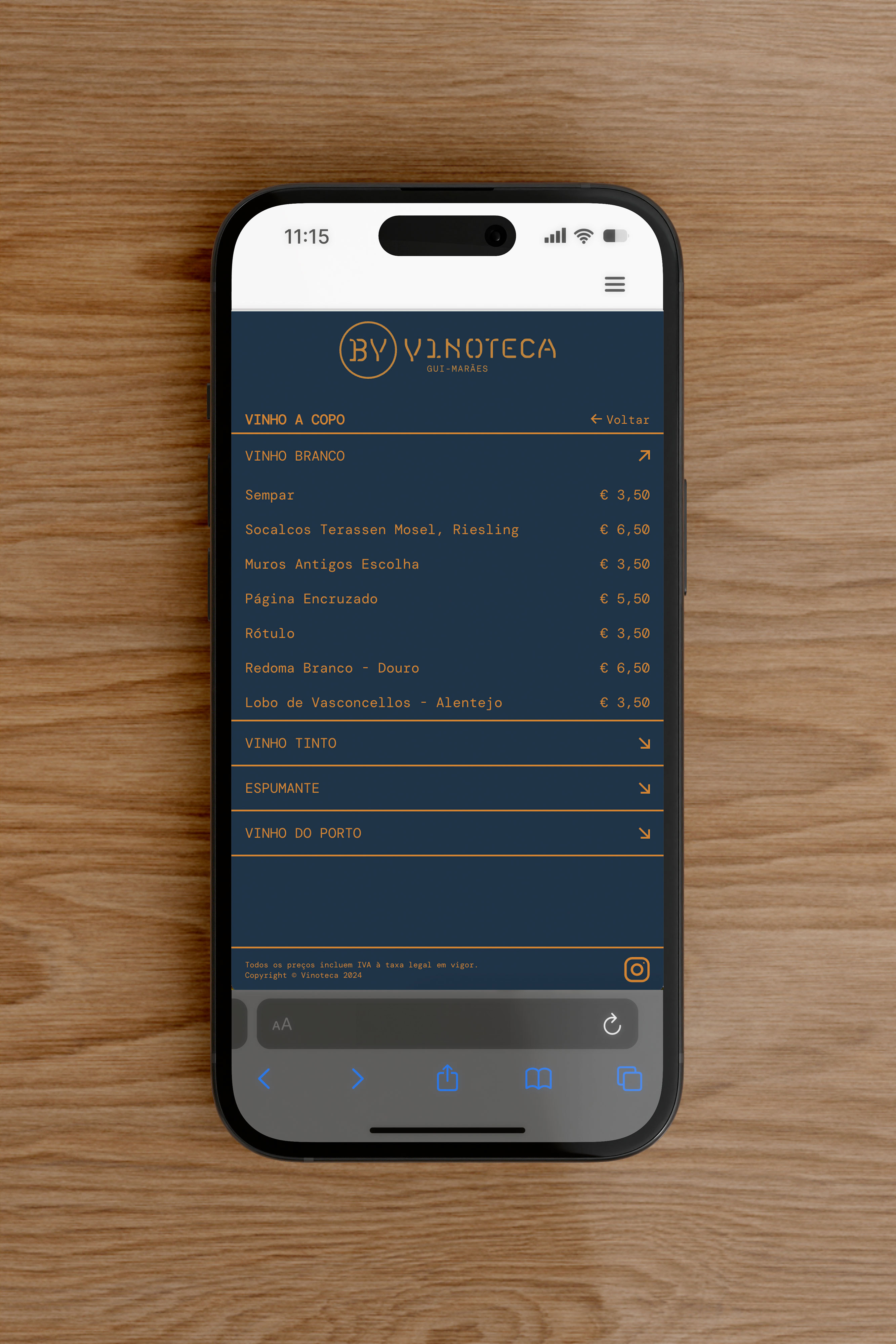 BY VINOTECA DIGITAL MENU