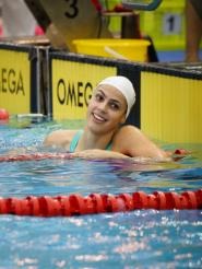 027 Ana Rodrigues bate o recorde dos 50 bruços no fluvial