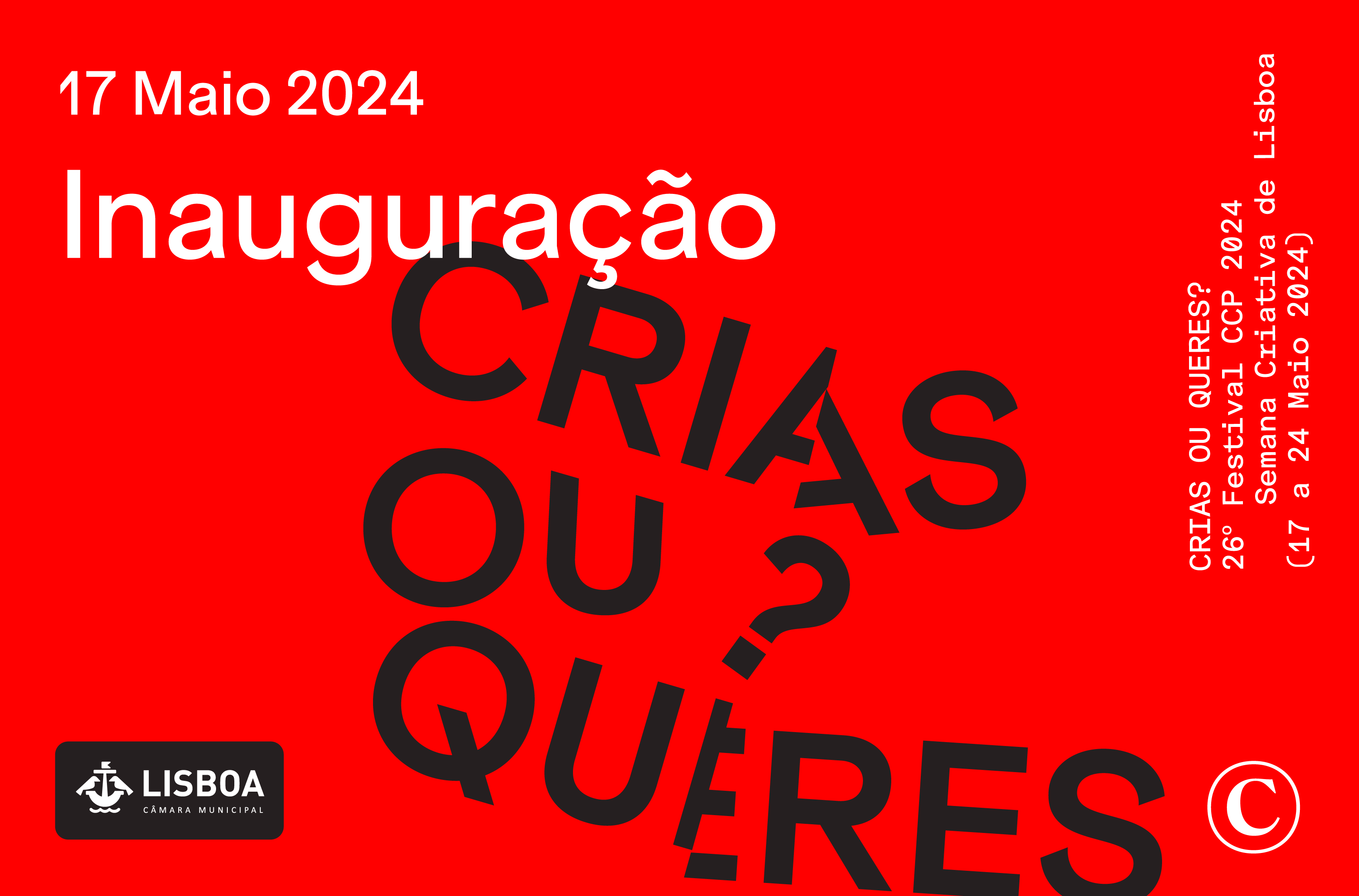 Inauguração do 26ºFestival CCP 2024 e 11ª Semana Criativa de Lisboa