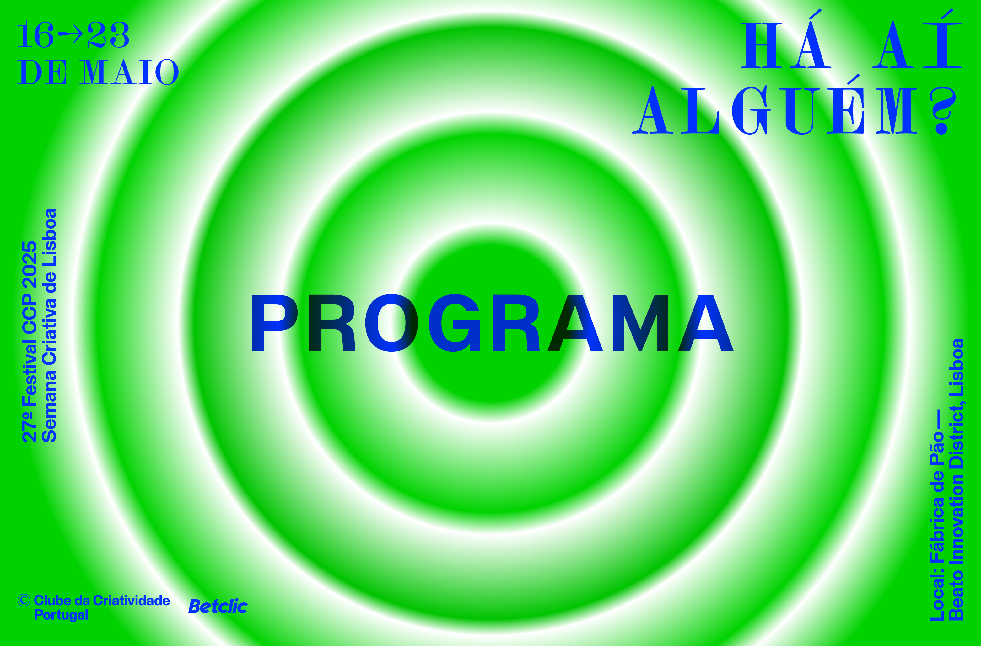 2025 Programação e horários do 27º Festival CCP 2025