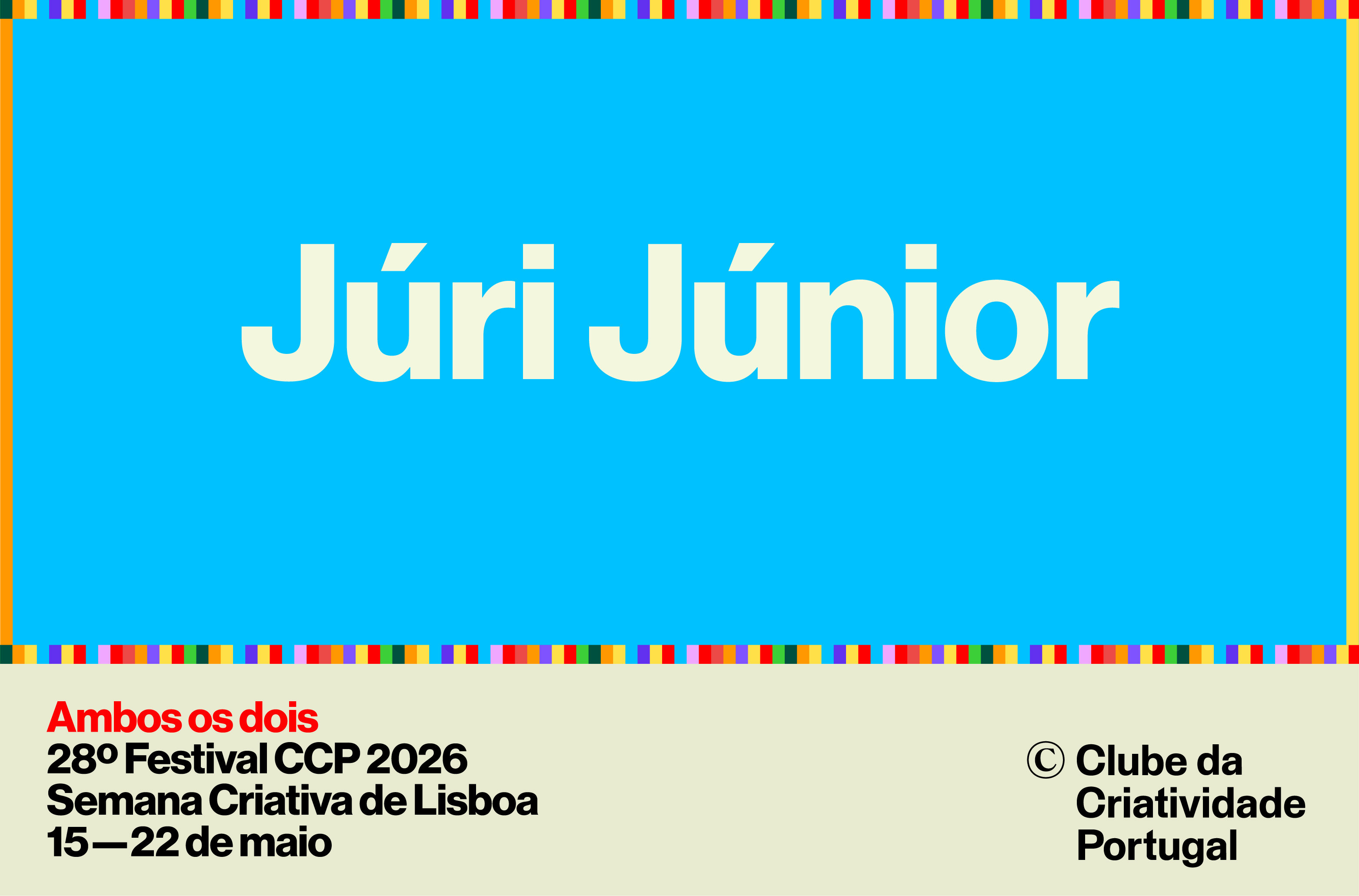 2026 O Clube revela os jovens talentos que integram o Júri Júnior do 28º Festival CCP