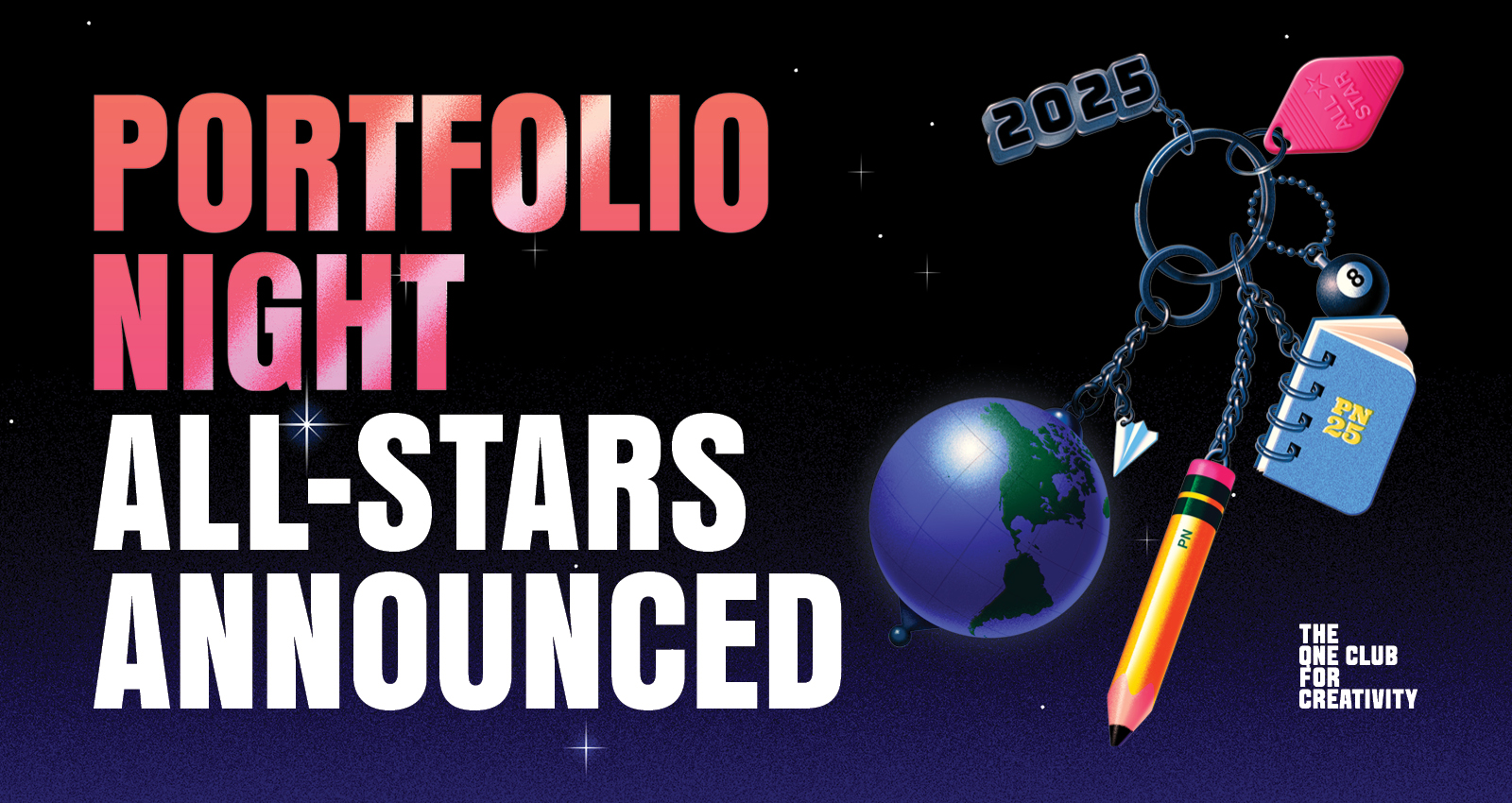 2025 O The One Club anuncia os Portfolio Night All-Stars 2025