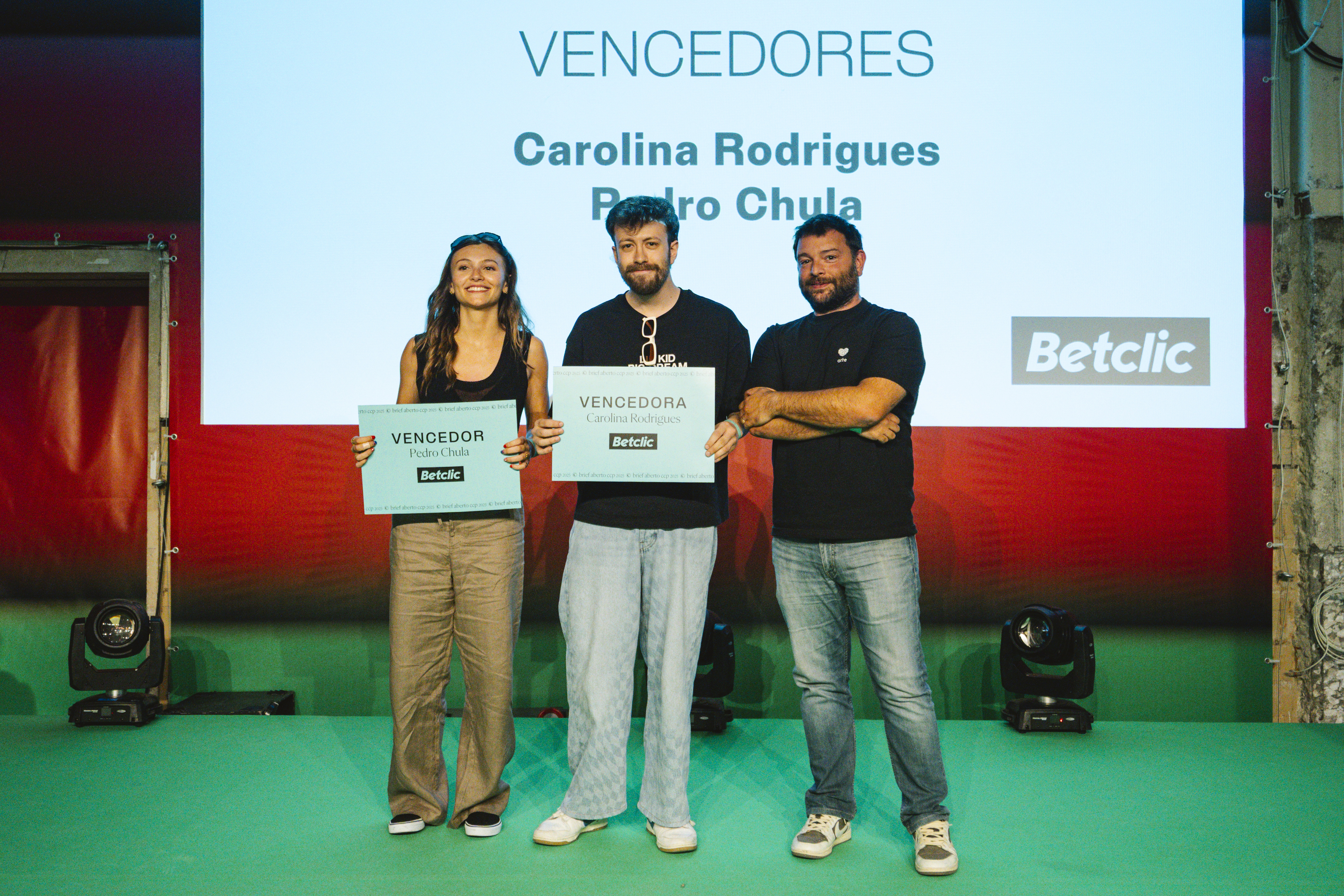 2025 Jovens talentos vencedores dos Briefs Abertos CCP 2025