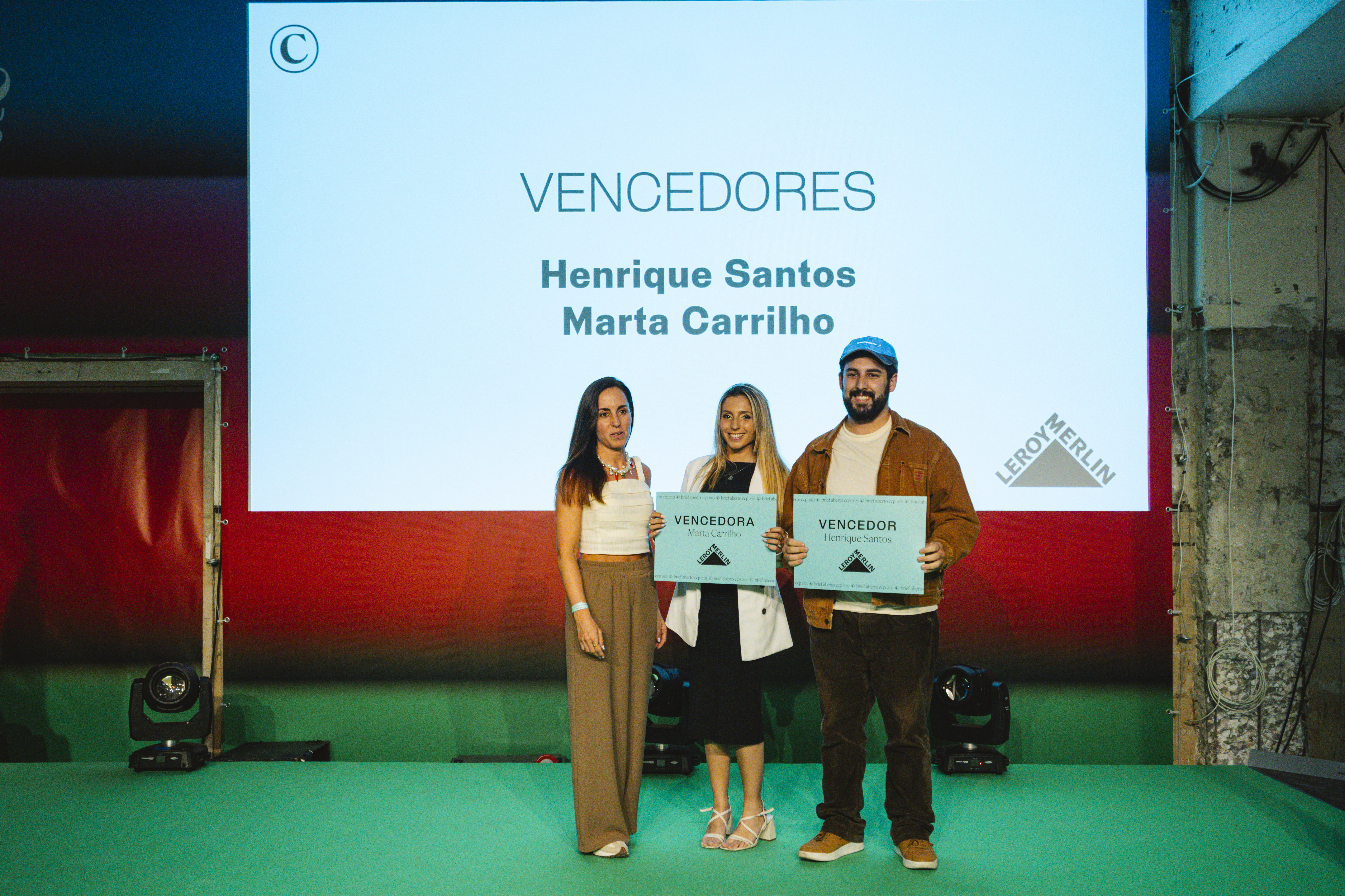 2025 Jovens talentos vencedores dos Briefs Abertos CCP 2025