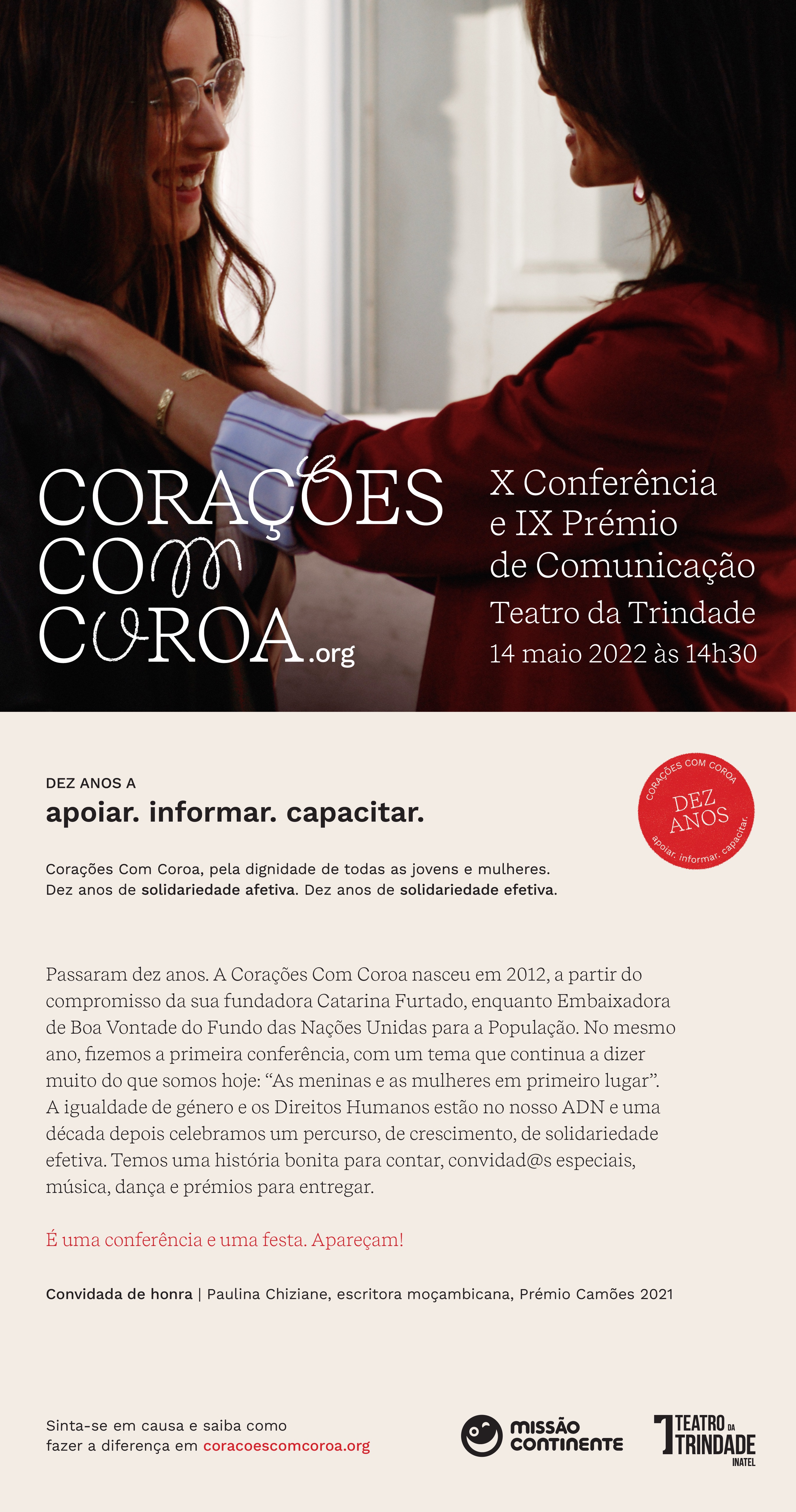 X Conferência e IX Prémio Comunicação Corações Capazes de Construir