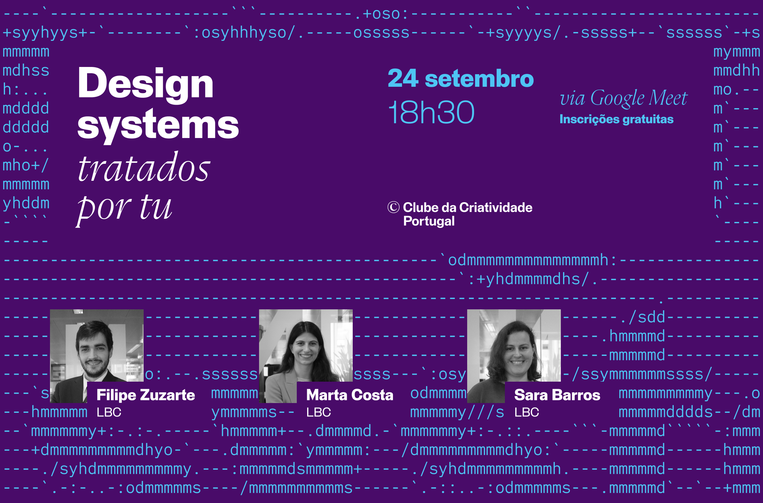2026 O webinar "Design systems tratados por tu" regressa em setembro com a LBC