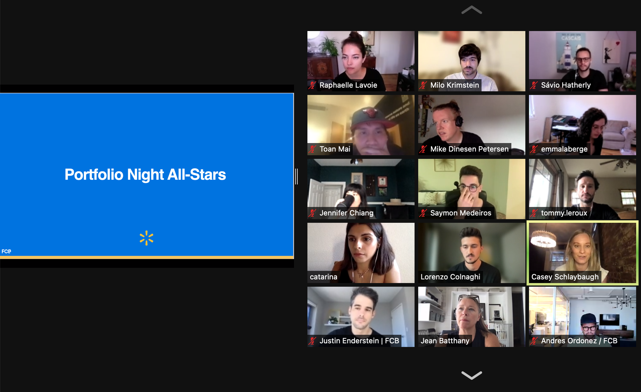 2021 18 Jovens criativos de 7 países são All-Stars Portfolio Night