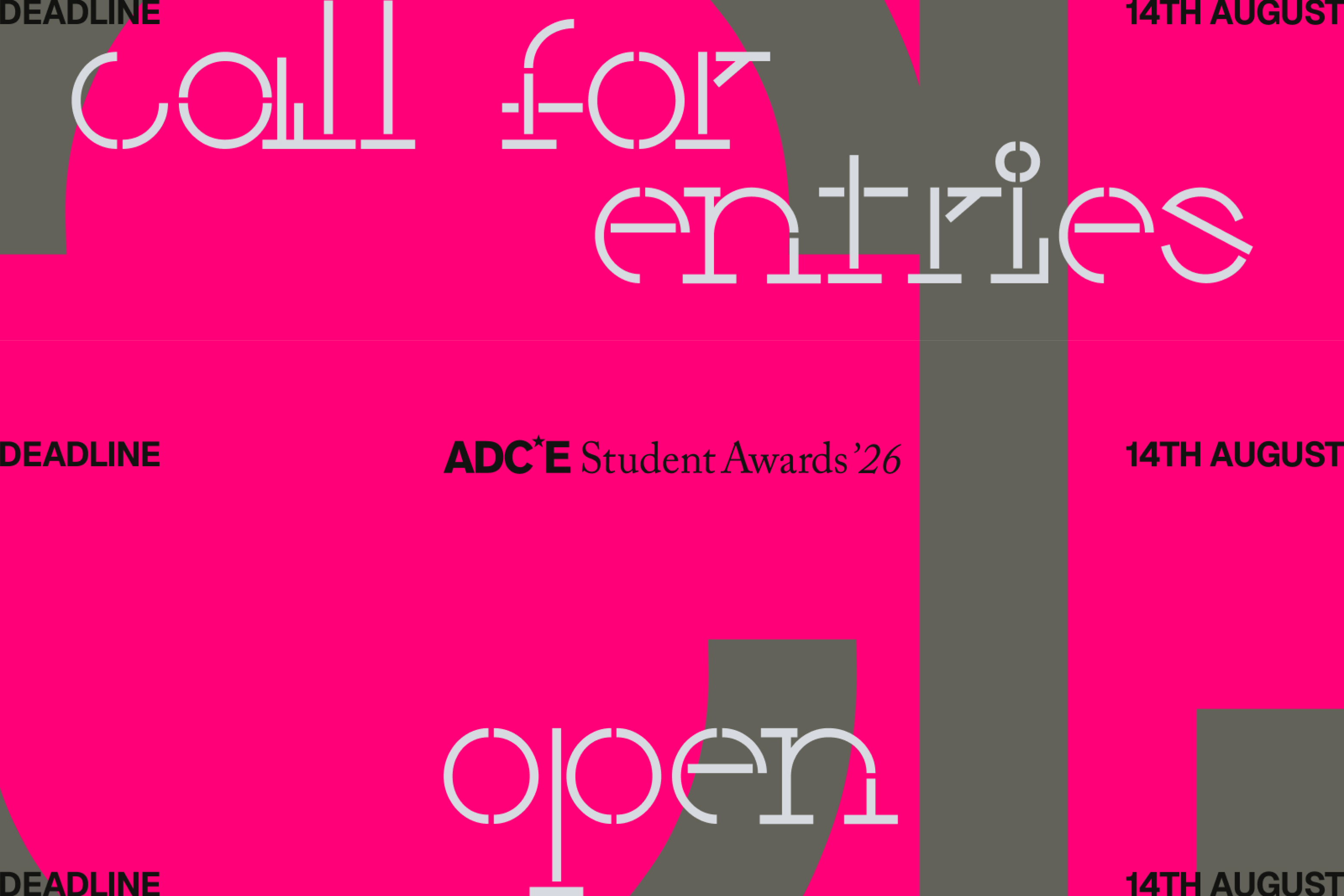 2026 ADCE Student Awards 2026 abrem inscrições para distinguir a nova geração de talento criativo europeu