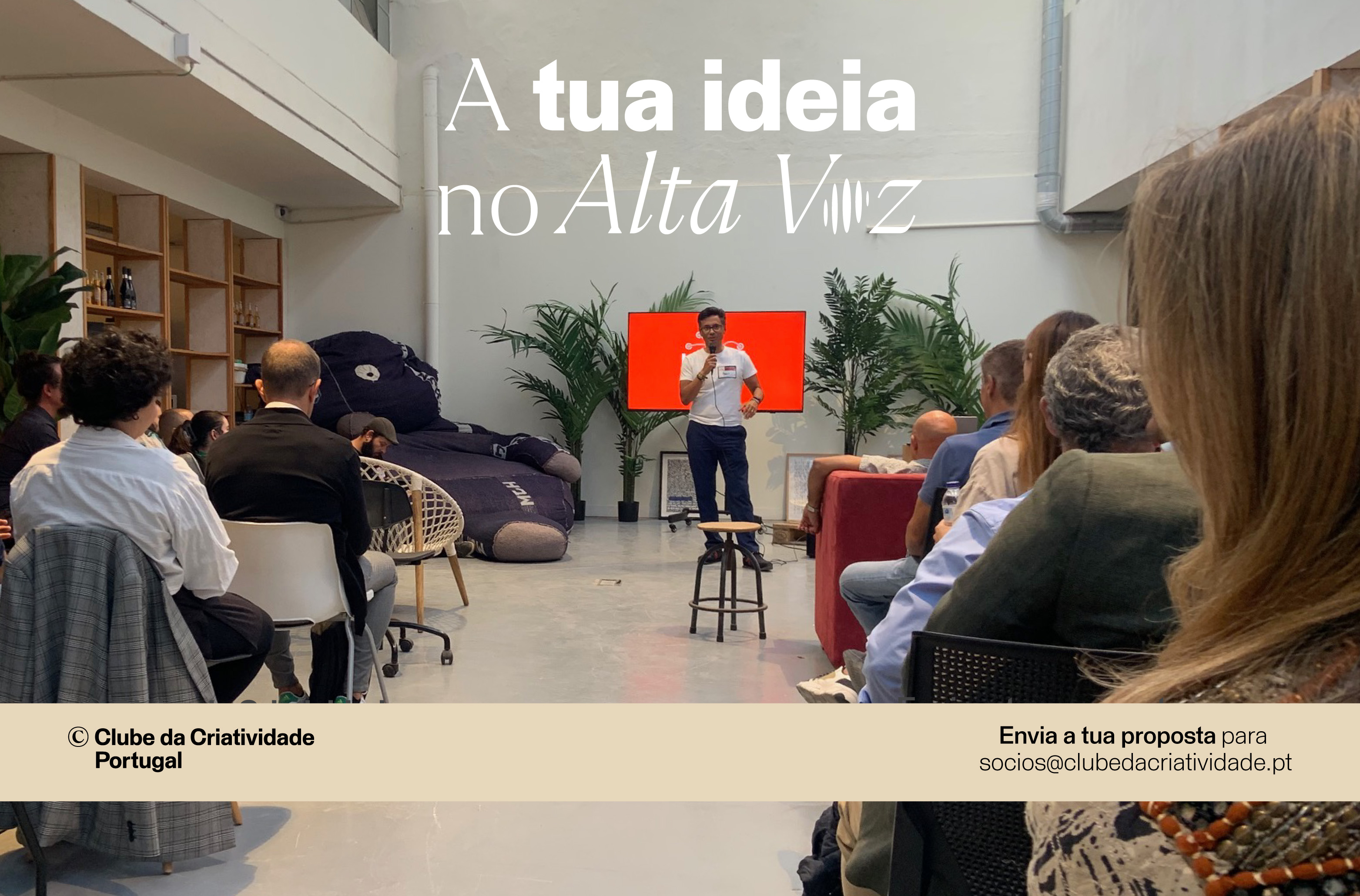 2026 O Alta Voz está de regresso num novo formato e num novo espaço e quer dar palco às tuas ideias