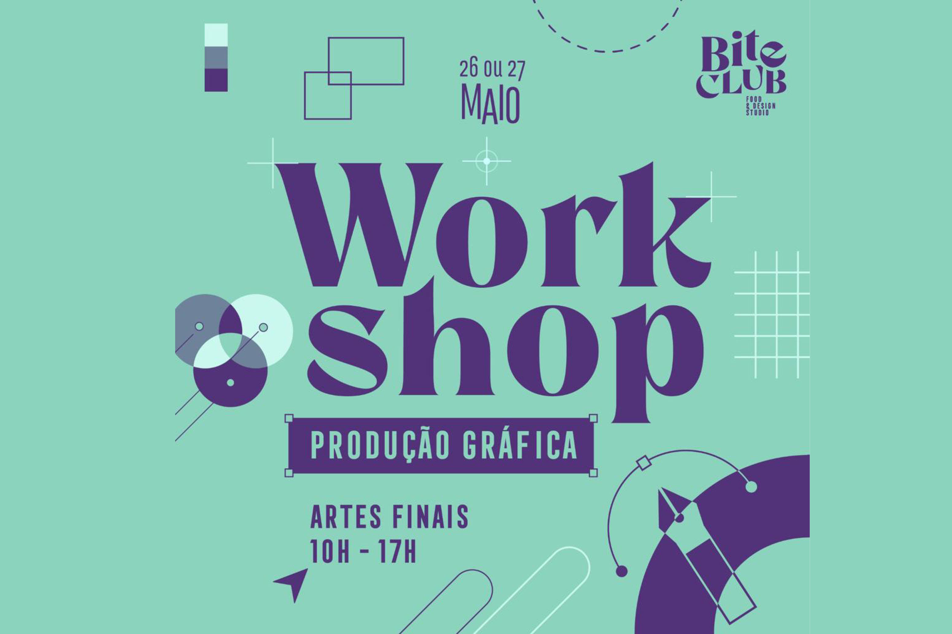 Workshop "Produção Gráfica" no Bite Club Lisboa