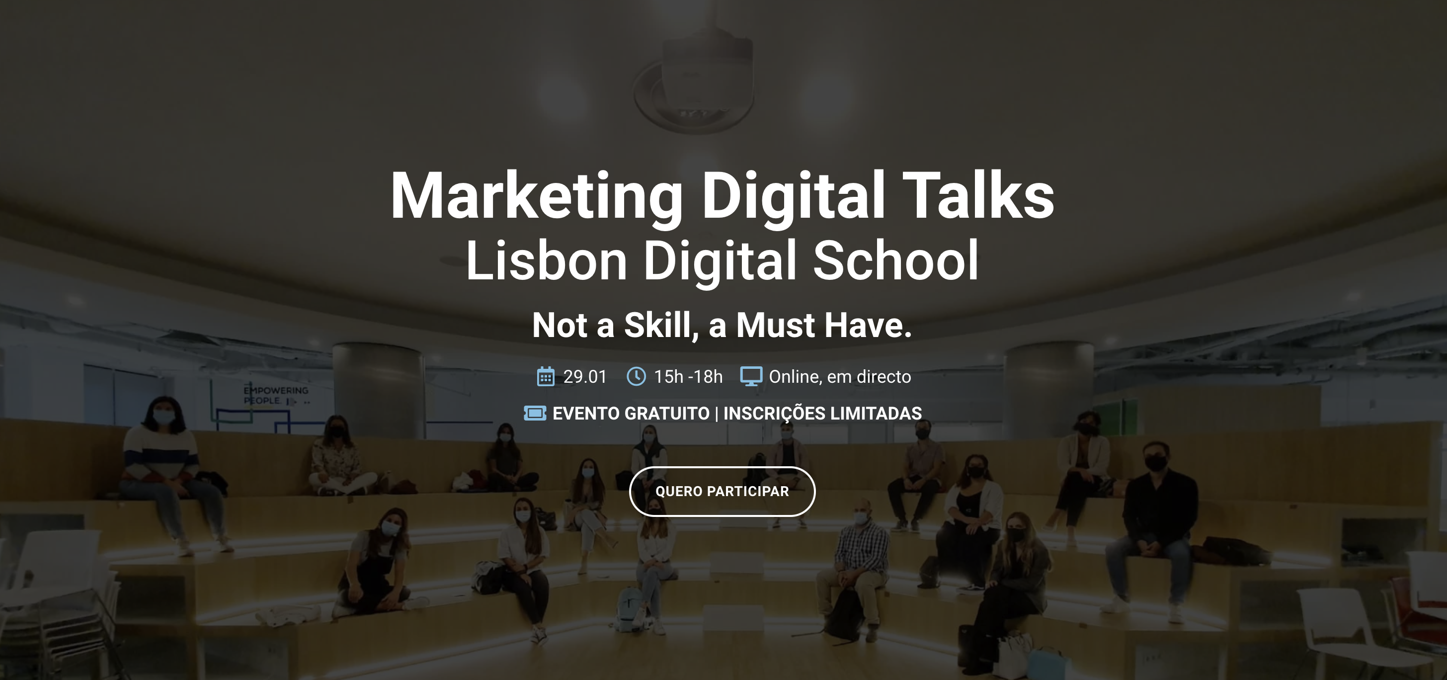 Lisbon Digital School lança Marketing Digital Talks