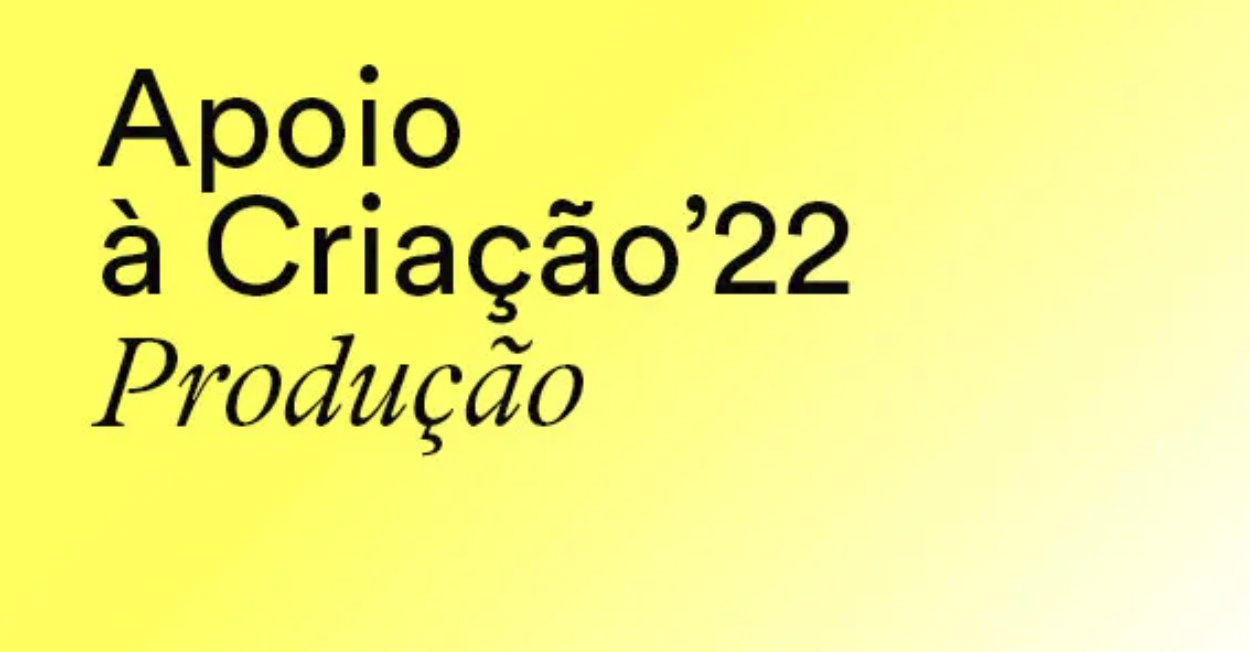 Apoio à Criação Produção