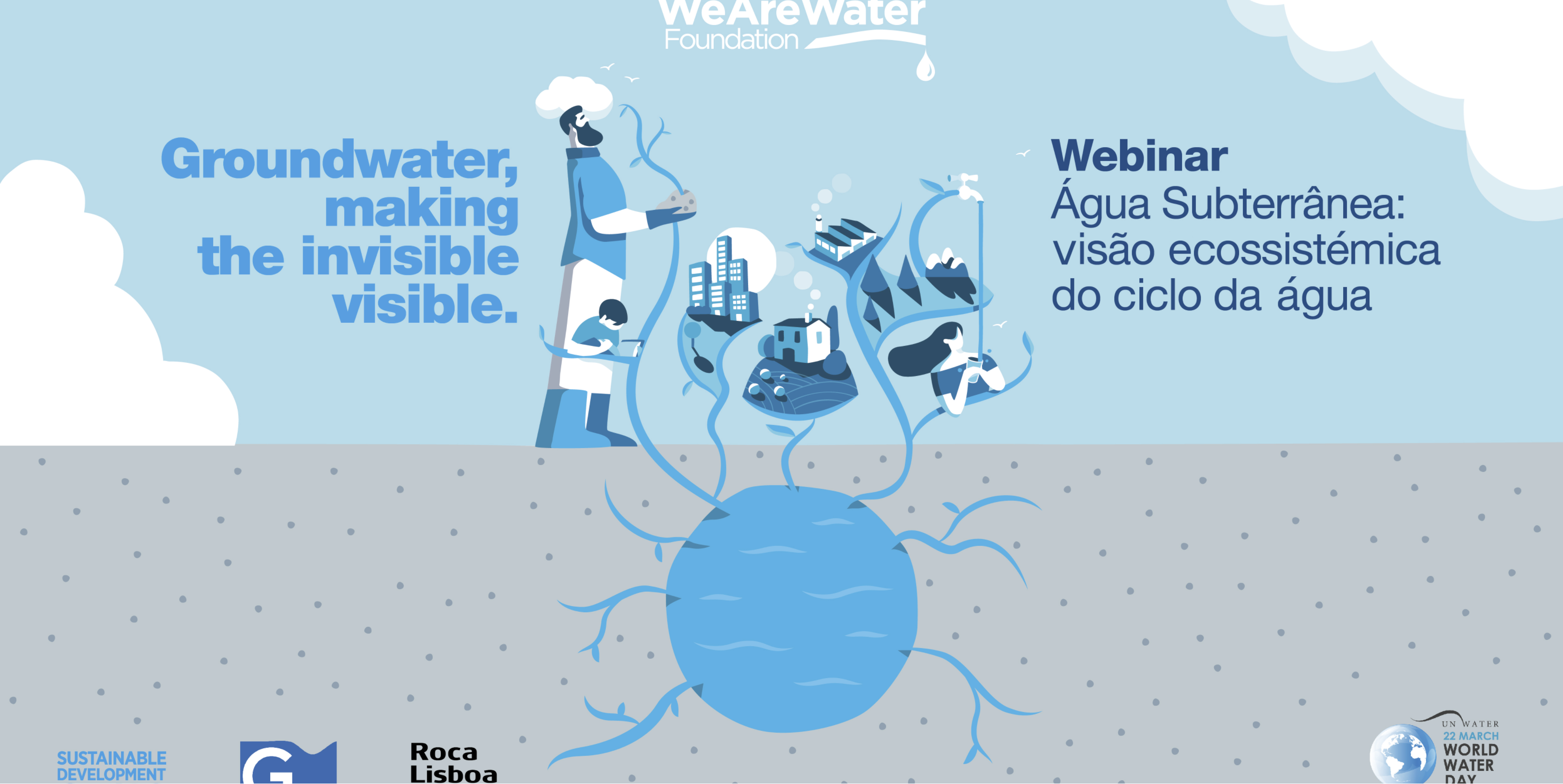 Webinar Água Subterrânea: visão ecossistémica do ciclo da água