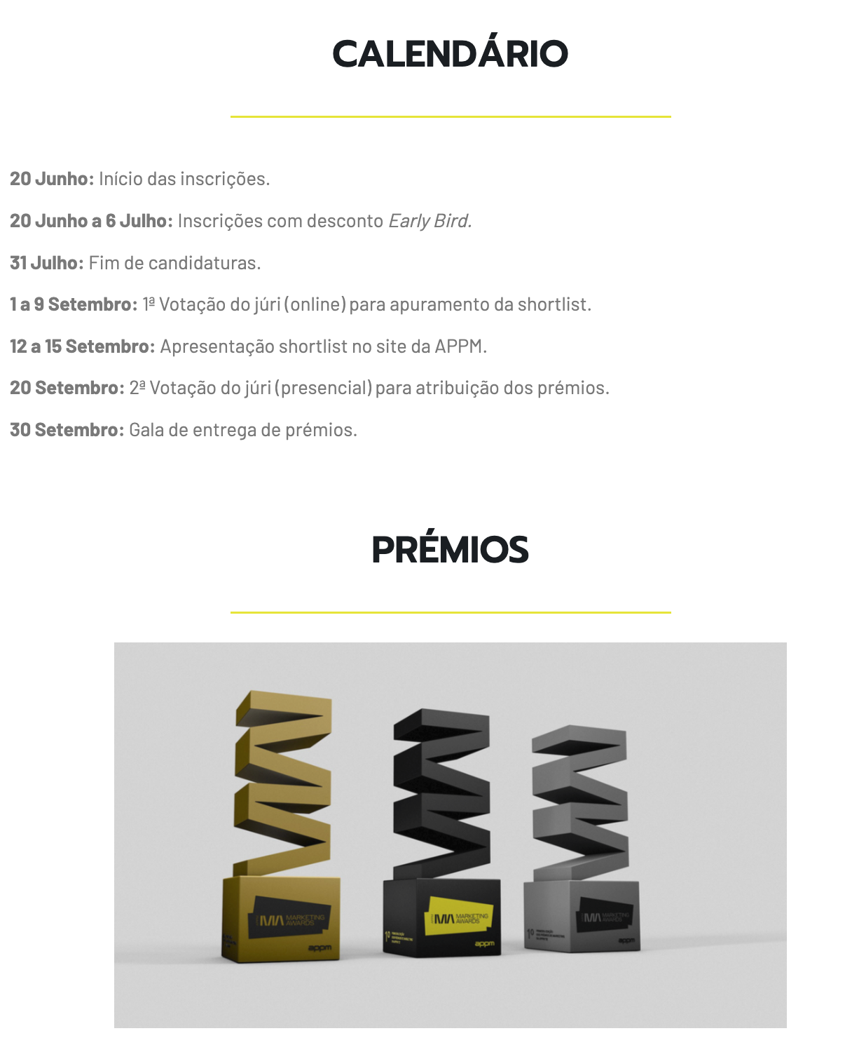 Prémios APPM Marketing Awards